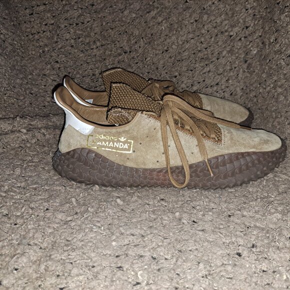 ADIDAS-KAMANDA-Raw Desert-Rare Color-Suede/Rubber-Size 12-Excellent - Picture 5 of 9